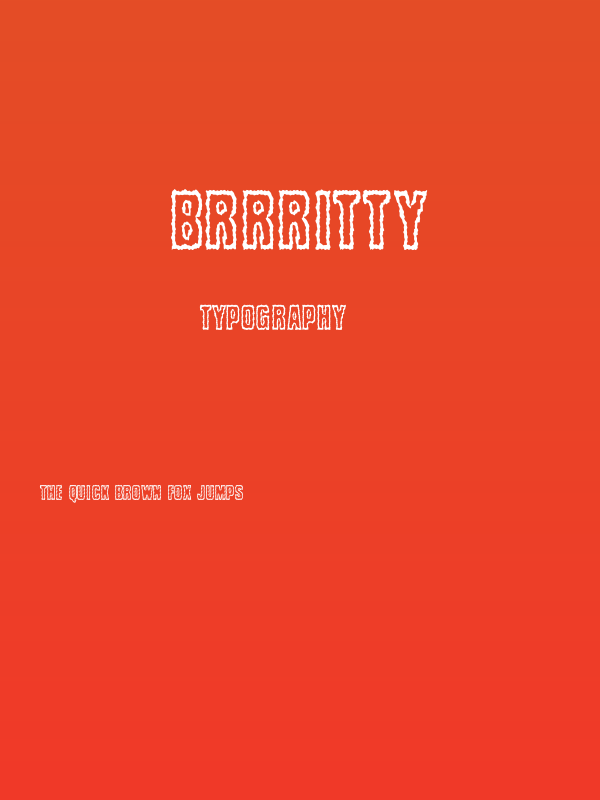 Brrritty Poster
