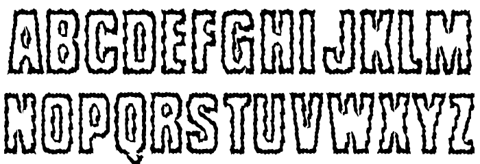 Brrritty Font LOWERCASE
