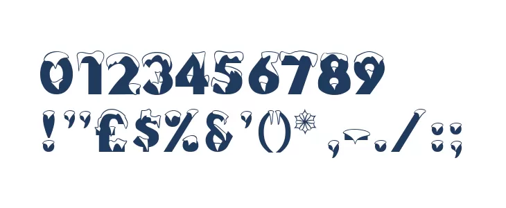 Brrrrr Regular Font OTHER CHARS