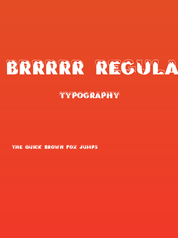 Brrrrr Regular Poster
