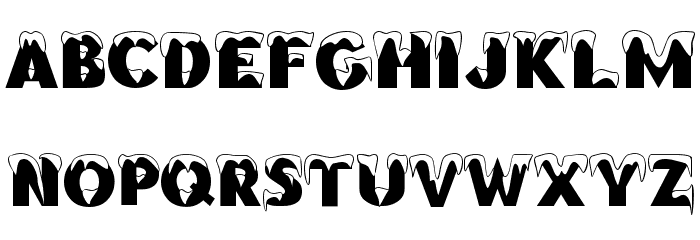 Brrrrr Regular Font LOWERCASE