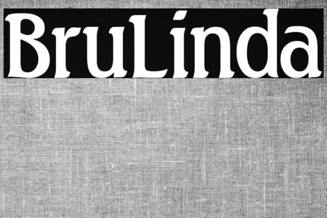 BruLinda Font examples