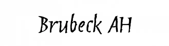 Brubeck AH  नि: शुल्क फ़ॉन्ट्स डाउनलोड