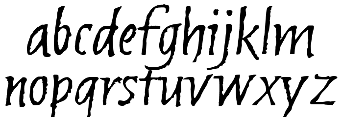 Brubeck AH Font LOWERCASE