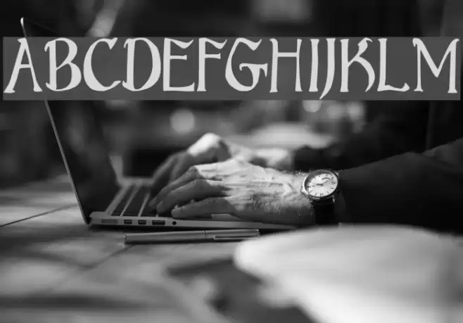 Bruce Scaled Font examples