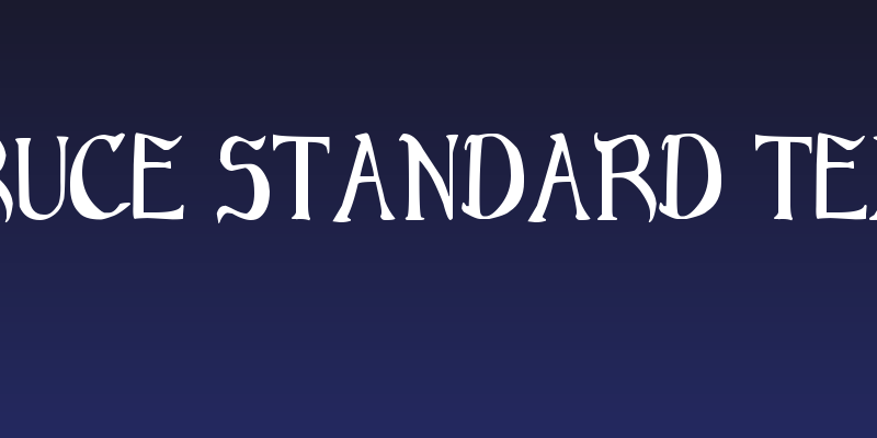 Bruce Standard Text Social Header