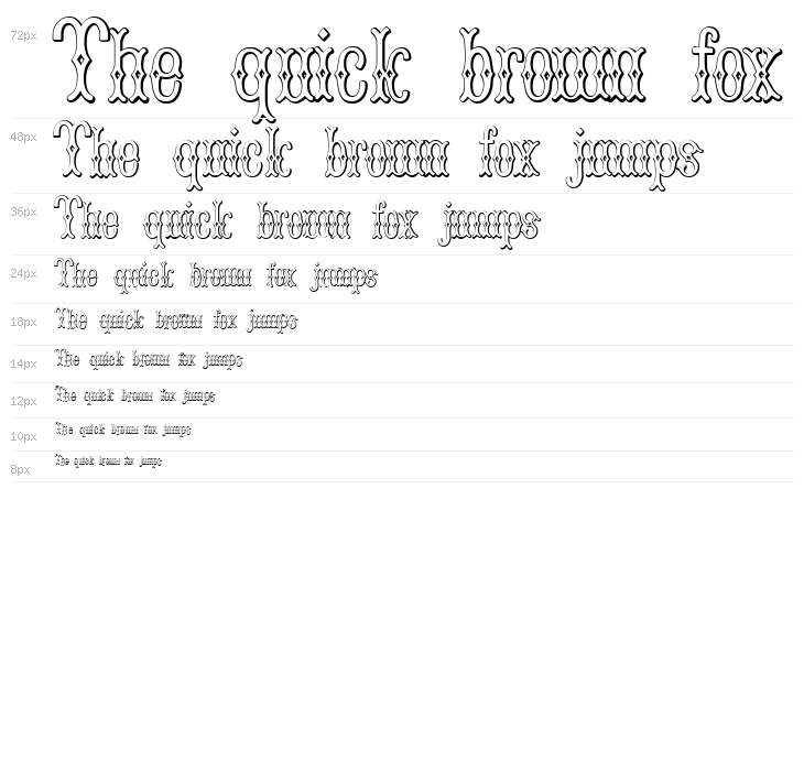 BruceDoublePica Beveled Waterfall