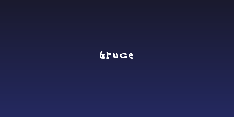 Bruce Social Header
