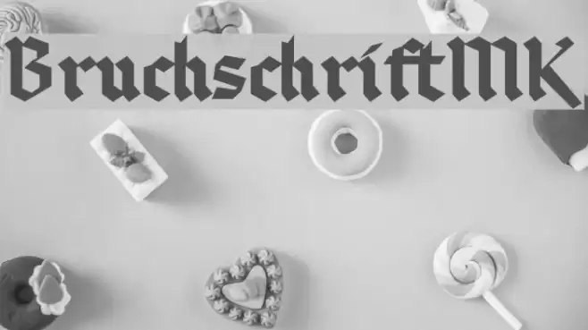 BruchschriftMK Polices examples