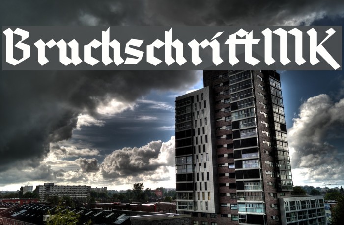 BruchschriftMK Font examples