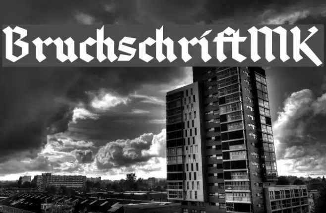 BruchschriftMK Polices examples