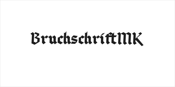 BruchschriftMK Logo