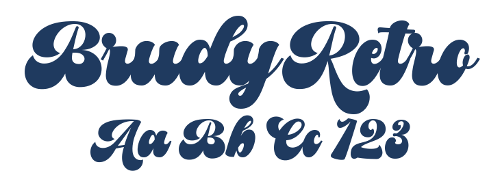 BrudyRetro Font Preview