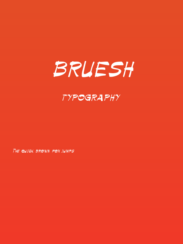 Bruesh Poster