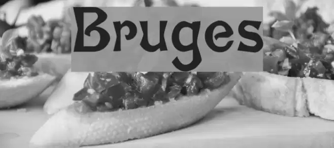 Bruges!` Шрифта examples