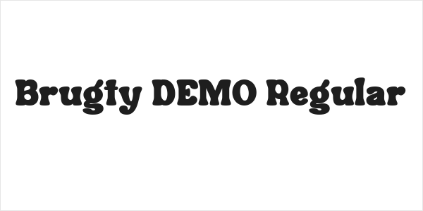 Brugty DEMO Regular Logo
