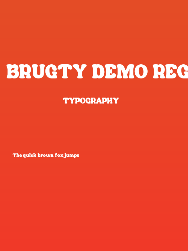 Brugty DEMO Regular Poster