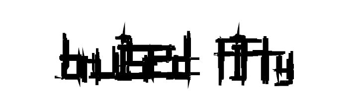 Bruised Fifty  Frei Schriftart Herunterladen