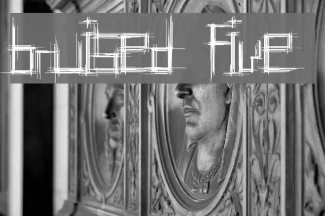 Bruised Five Font examples