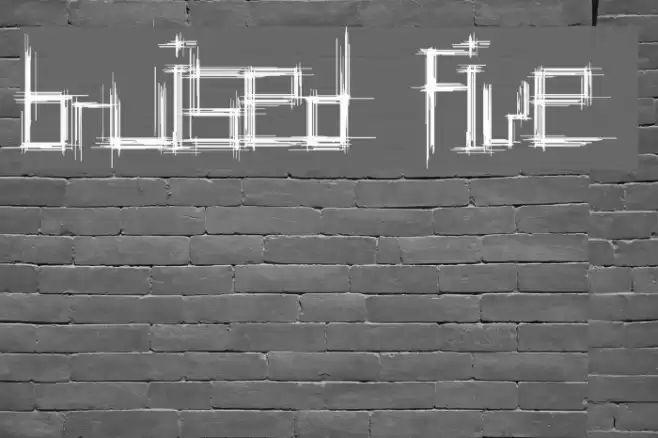 Bruised Five Font examples