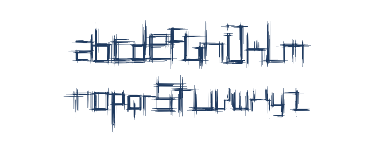 Bruised Five Lowercase