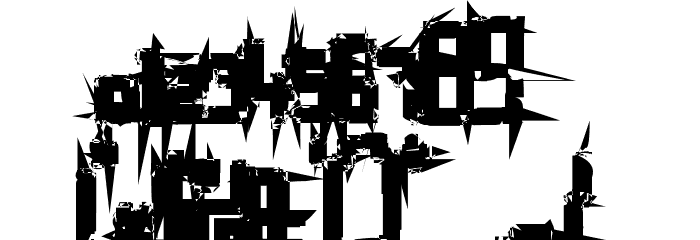 Bruised Hundred Font OTHER CHARS