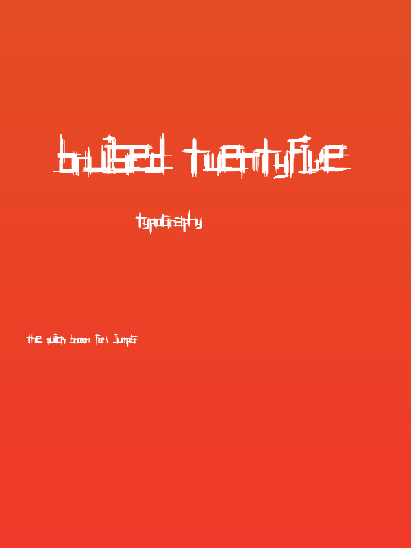 Bruised TwentyFive Poster