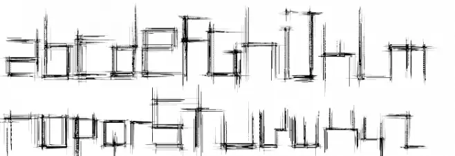 Bruised Zero Schriftart Groß