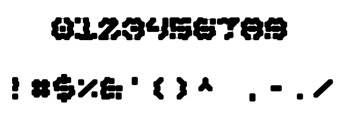 Bruks Display Font OTHER CHARS