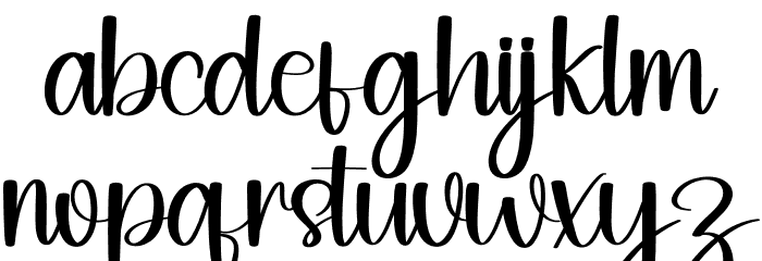 Brunch Font LOWERCASE