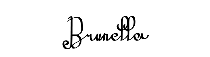 Brunella  les polices de caractères gratuit tlcharger