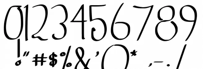 Brunella Font OTHER CHARS