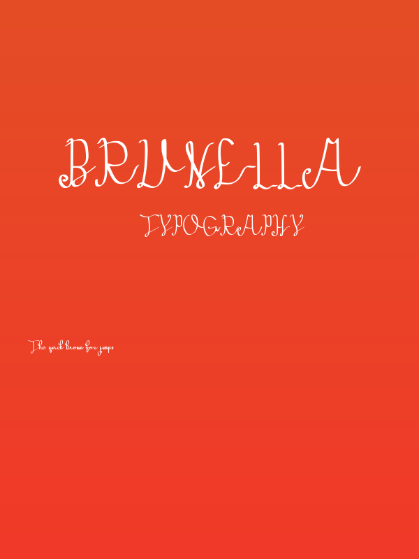 Brunella Poster