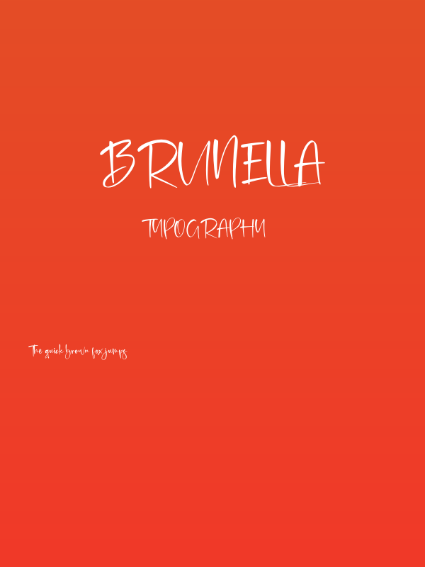 Brunella Poster