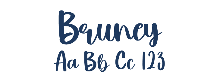 Bruney Font Preview