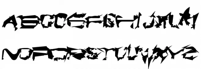 Brunkal 字体 大写