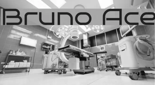 Bruno Ace Font examples