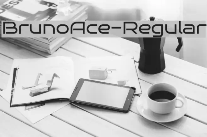 BrunoAce-Regular Font examples