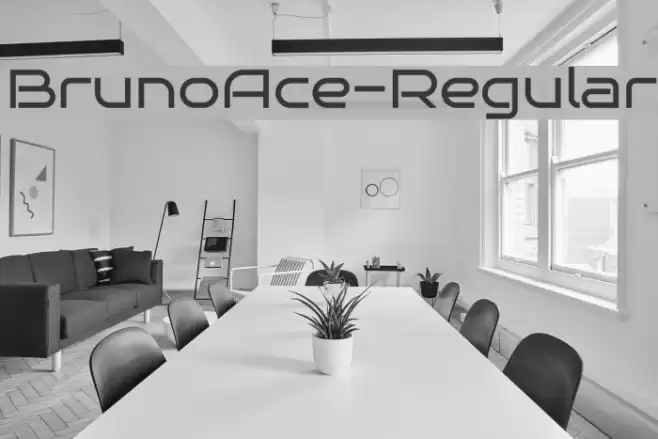 BrunoAce-Regular Font examples