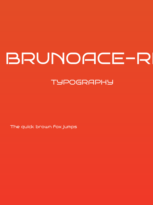 BrunoAce-Regular Poster