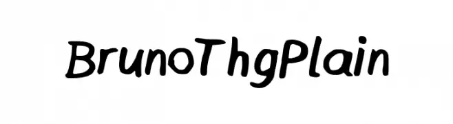 BrunoThgPlain  Descarca Fonturi Gratis