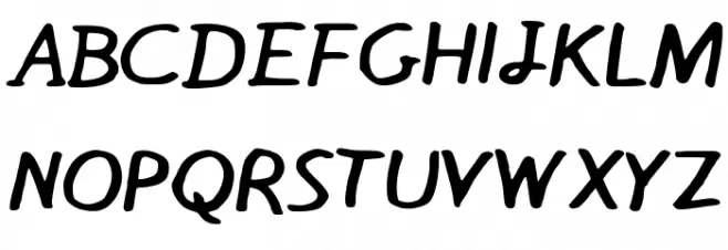 BrunoThgPlain 字体 大写