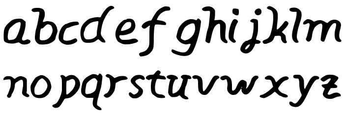 BrunoThg Font LOWERCASE