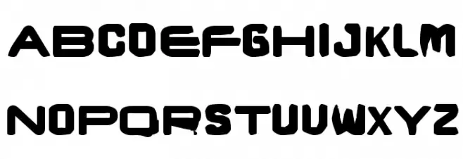 BrunstCaps Caratteri MAIUSCOLE
