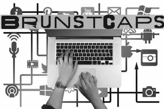 BrunstCaps Font examples