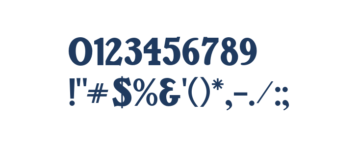 Bruntsfield CF Black Regular Other Characters