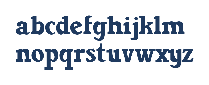 Bruntsfield CF Black Regular Lowercase