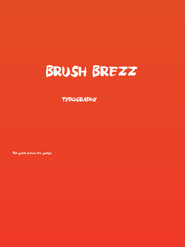 Brush Brezz Poster