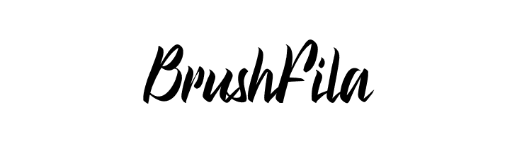 Brush Fila  Frei Schriftart Herunterladen