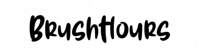 Brush Hours  Frei Schriftart Herunterladen